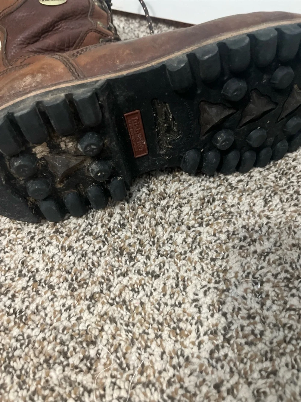 Irish Setter Brown Leather Lace-Up Work Boots steel toe
